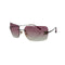 VINTAGE CHANEL SUNGLASSES COCOMARK RHINESTONE SILVER EYEWEAR 90320171