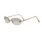 VINTAGE CHANEL SUNGLASSES COCOMARK SILVER EYEWEAR 90342409
