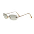 VINTAGE CHANEL SUNGLASSES COCOMARK SILVER EYEWEAR 90342409