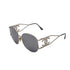 VINTAGE CHANEL SUNGLASSES COCOMARK SILVER EYEWEAR 90323489