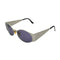 VINTAGE CHANEL LOGO SUNGLASSES SILVER EYEWEAR 90335761