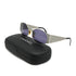 VINTAGE CHANEL LOGO SUNGLASSES SILVER EYEWEAR 90335761