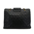 VINTAGE CHANEL SUPER MODEL BICOLORE CHAIN TOTE BAG BLACK LEATHER 90313406