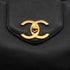 VINTAGE CHANEL SUPER MODEL CHAIN TOTE BAG BLACK CAVIAR SKIN GOLD HARDWARE 90340483