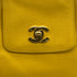 VINTAGE CHANEL SUPER MODEL CHAIN TOTE BAG YELLOW CAVIAR SKIN GOLD HARDWARE 90323096