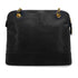 VINTAGE CHANEL TRIPLE COCO CHAIN SHOULDER BAG BLACK CAVIAR SKIN GOLD HARDWARE 90327411