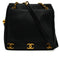 VINTAGE CHANEL TRIPLE COCO CHAIN SHOULDER BAG BLACK CAVIAR SKIN GOLD HARDWARE 90339656