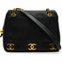 VINTAGE CHANEL TRIPLE COCO CHAIN SHOULDER BAG BLACK CAVIAR SKIN GOLD HARDWARE 90350410