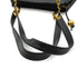 VINTAGE CHANEL TRIPLE COCO CHAIN SHOULDER BAG BLACK CAVIAR SKIN GOLD HARDWARE 90350410