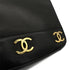 VINTAGE CHANEL TRIPLE COCO CHAIN SHOULDER BAG BLACK LAMB SKIN GOLD HARDWARE 90324756