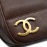 VINTAGE CHANEL TRIPLE COCO CHAIN SHOULDER BAG BROWN CAVIAR SKIN GOLD HARDWARE 90333760