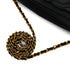 VINTAGE CHANEL TRIPLE COCO CHAIN SHOULDER BAG FRINGE BLACK CAVIR SKIN GOLD HARDWARE 90341863