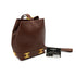 VINTAGE CHANEL TRIPLE COCO SHOULDER BAG BROWN CAVIAR SKIN GOLD HARDWARE 90331404