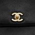 VINTAGE CHANEL TURNLOCK HAND BAG BLACK CAVIAR SKIN GOLD HARDWARE 90343330