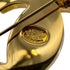 VINTAGE CHANEL TURN LOCK BROOCH GOLD ACCESSORY 96P 90323153