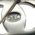 VINTAGE CHANEL TURN LOCK BROOCH SILVER ACCESSORY 96P 90343340
