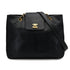 VINTAGE CHANEL TURN LOCK CHAIN TOTE BAG BLACK CAVIAR SKIN GOLD HARDWARE 90319685