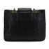 VINTAGE CHANEL TURN LOCK CHAIN TOTE BAG BLACK CAVIAR SKIN GOLD HARDWARE 90319685