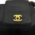 VINTAGE CHANEL TURN LOCK CHAIN TOTE BAG BLACK CAVIAR SKIN GOLD HARDWARE 90319685