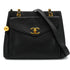 VINTAGE CHANEL TURN LOCK CHAIN TOTE BAG BLACK CAVIAR SKIN GOLD HARDWARE 90340502