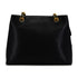 VINTAGE CHANEL TURN LOCK CHAIN TOTE BAG BLACK CAVIAR SKIN GOLD HARDWARE 90317009