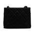 VINTAGE CHANEL TURN LOCK CHAIN TOTE BAG BLACK CAVIAR SKIN SILVER HARDWARE 90339968