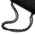 VINTAGE CHANEL TURN LOCK CHAIN TOTE BAG BLACK CAVIAR SKIN SILVER HARDWARE 90339968