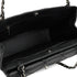 VINTAGE CHANEL TURN LOCK CHAIN TOTE BAG BLACK CAVIAR SKIN SILVER HARDWARE 90339968