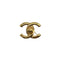 VINTAGE CHANEL TURN LOCK COCOMARK BROOCH GOLD ACCESSORY 96P 90327593