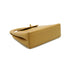 VINTAGE CHANEL TURN LOCK HAND BAG BEIGE CAVIAR SKIN GOLD HARDWARE 90341843