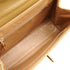 VINTAGE CHANEL TURN LOCK HAND BAG BEIGE CAVIAR SKIN GOLD HARDWARE 90341843