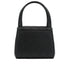 VINTAGE CHANEL TURN LOCK HAND BAG BLACK CAVIAR SKIN PLASTIC HARDWARE 90341845