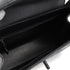 VINTAGE CHANEL TURN LOCK HAND BAG BLACK CAVIAR SKIN PLASTIC HARDWARE 90341845