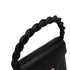 VINTAGE CHANEL TURN LOCK HAND BAG BLACK LAMB SKIN GOLD HARDWARE 90341852