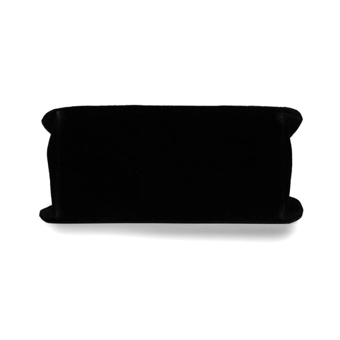 VINTAGE CHANEL TURN LOCK HAND BAG BLACK VELOUR GOLD HARDWARE 90342582