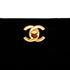 VINTAGE CHANEL TURN LOCK HAND BAG BLACK VELOUR GOLD HARDWARE 90342582