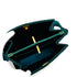 VINTAGE CHANEL TURN LOCK HAND BAG GREEN VELOUR GOLD HARDWARE 90342583