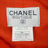VINTAGE CHANEL TWEED JACKET RED WOOL 42 96A RTW 90332945