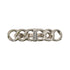 VINTAGE CHANEL VALLETTA LOGO SILVER HAIR ACCESSORY 98A 90313534
