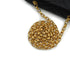 VINTAGE CHANEL V STITCH RHINESTONE COCOMARK BIJOU CHAIN SHOULDER BAG BLACK SATIN GOLD HARDWARE 90343941