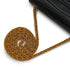 VINTAGE CHANEL WAVE STITCH CHAIN SHOULDER BAG BLACK LAMB SKIN GOLD HARDWARE 90341836