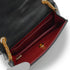 VINTAGE CHANEL WAVE STITCH CHAIN SHOULDER BAG BLACK LAMB SKIN GOLD HARDWARE 90341836