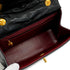 VINTAGE CHANEL WAVE STITCH CHAIN SHOULDER BAG BLACK LAMB SKIN GOLD HARDWARE 90349386