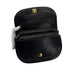 VINTAGE CHANEL WAVE STITCH CHAIN SHOULDER BAG BLACK LAMB SKIN GOLD HARDWARE 90324278