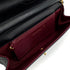 VINTAGE CHANEL WAVE STITCH CHAIN SHOULDER BAG BLACK LAMB SKIN GOLD HARDWARE 90324278
