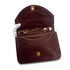 VINTAGE CHANEL WAVE STITCH CHAIN SHOULDER BAG BORDEAUX LAMB SKIN GOLD HARDWARE 90315484