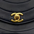 VINTAGE CHANEL WAVE STITCH CHAIN SHOULDER BAG NAVY LAMB SKIN GOLD HARDWARE 90325338