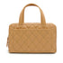 VINTAGE CHANEL WILD STITCH HAND BAG BEIGE LEATHER GOLD HARDWARE 90347929