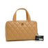 VINTAGE CHANEL WILD STITCH HAND BAG BEIGE LEATHER GOLD HARDWARE 90347929