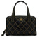VINTAGE CHANEL WILD STITCH HAND BAG BLACK LEATHER GOLD HARDWARE 90344373